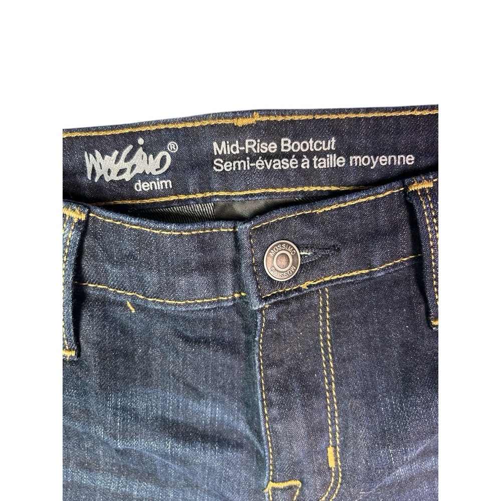 Mossimo Women's Size 6R  Mid Rise Bootcut Stretch Denim Jeans - Picture 3 of 7